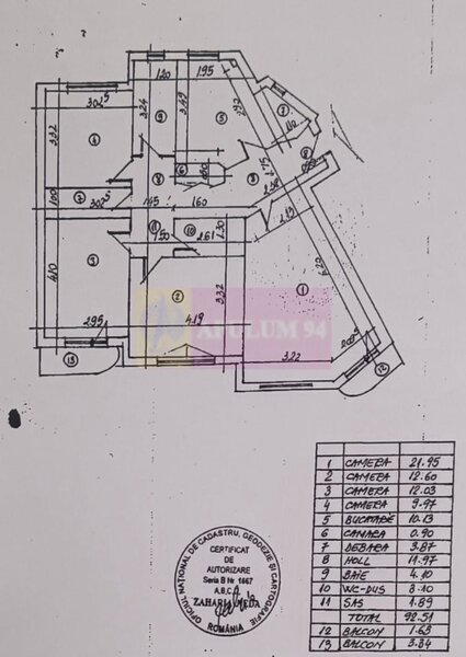 Apartament 4 camere 13 Septembrie